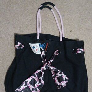 New B for Betsy black tote